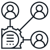 Industry dynamics vector icon